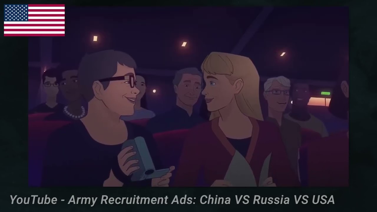 👩&zwj;🏭Military Recruitment Ad Animated USA