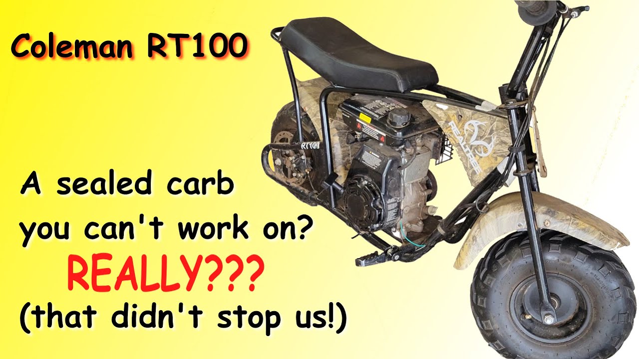 Минибайк RT100 — давайте заведем его!
