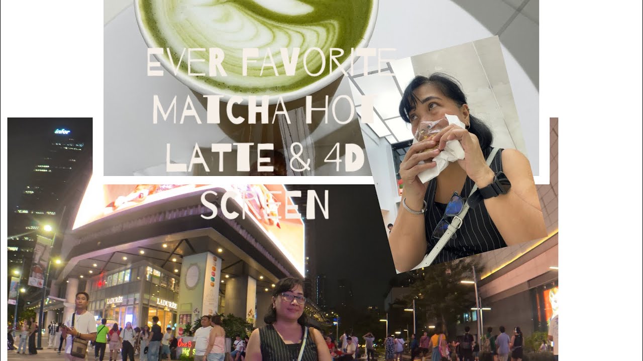 Ever fave Matcha Latte & 4D screen | Lerry P