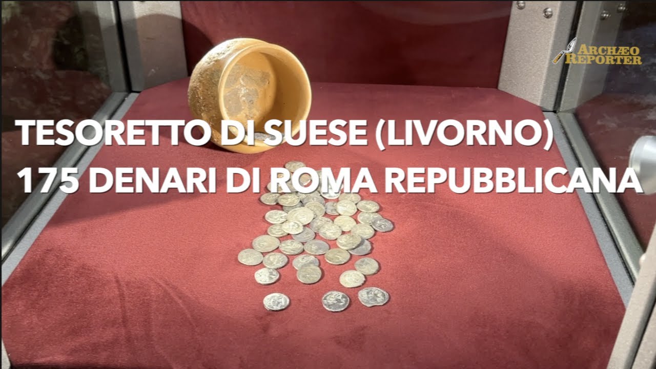 Monete romane, svelato il tesoretto di 175 denari in argento di Suese (Livorno)
