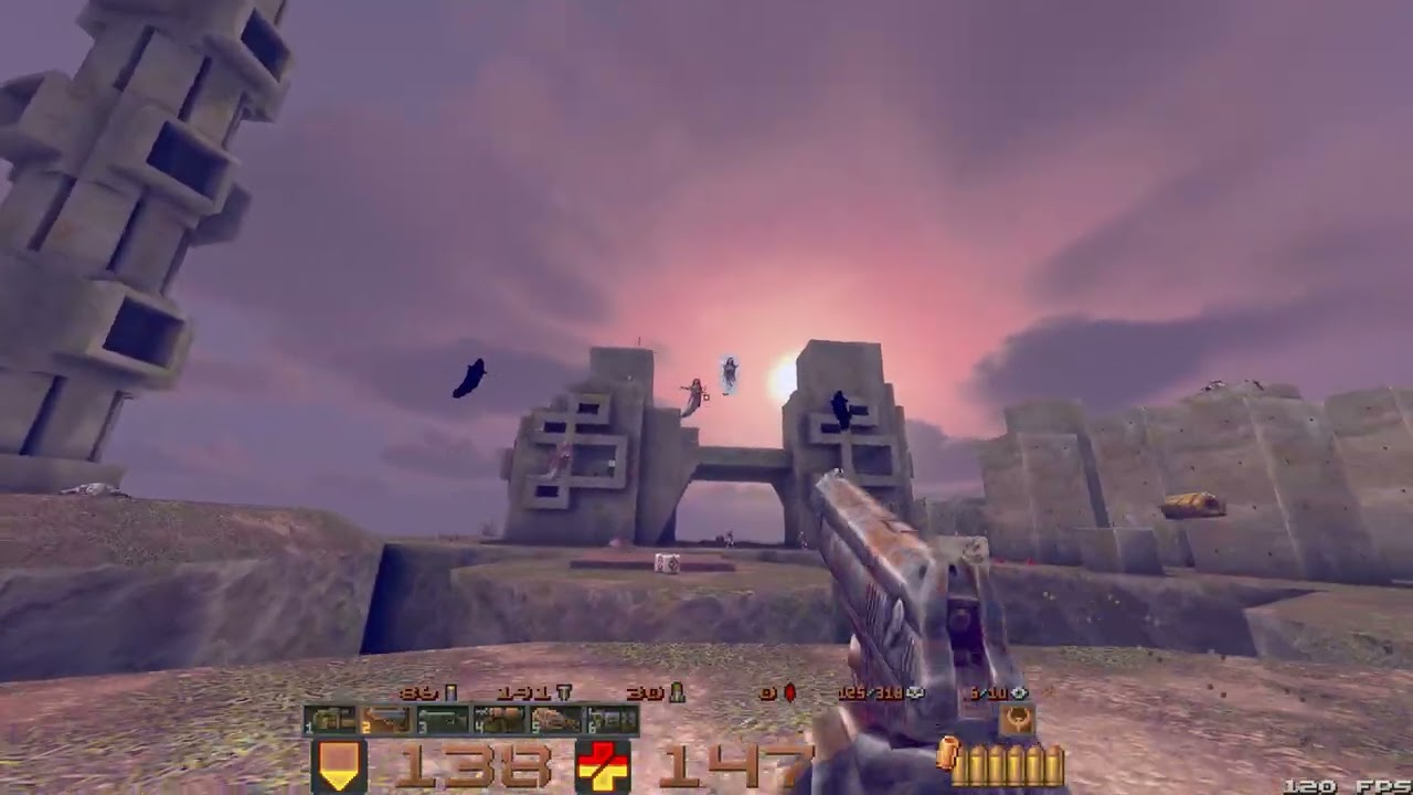 Quake Brutalist Jam 3 - The Whispering Star by Milestone brutal difficulty all secrets