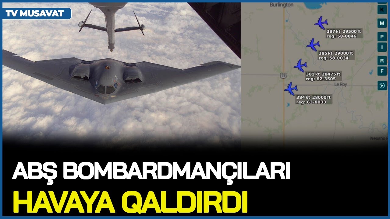 ABŞ bombardmançıları HAVAYA QALDIRDI, Fars körfəzi MÜHASİRƏDƏ,İran elitası və Xamenei Rusiyaya QAÇDI