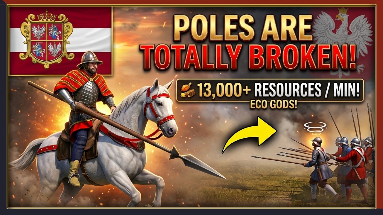 13,000 Res/Min +1-Pop Cavalry that STUNS Enemies?! (The Baltic Powers)