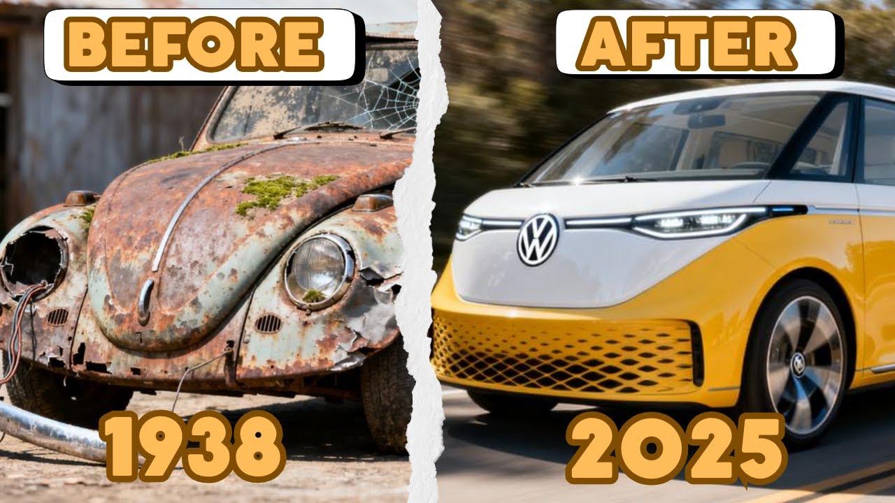 ЭВОЛЮЦИЯ VOLKSWAGEN (1938–2024) | От Beetle до ID.7 | Визуальная история