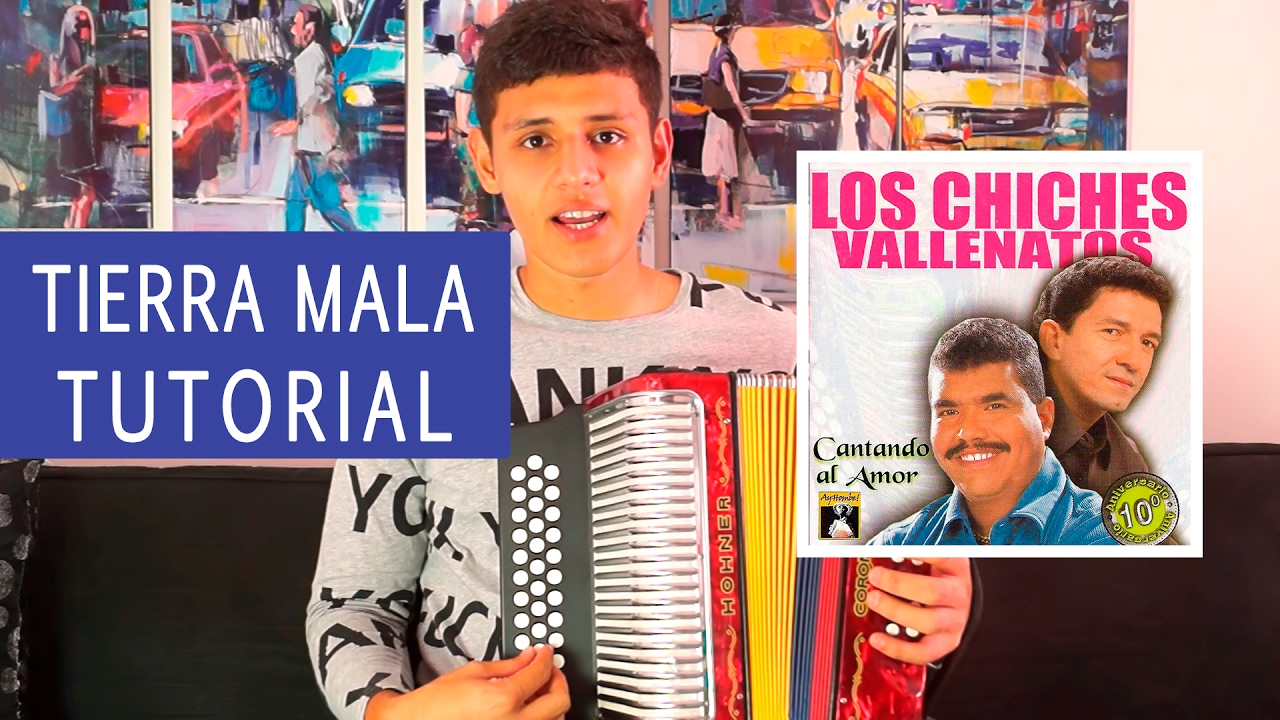 Tierra Mala - Los Chiches Del Vallenato | Tutorial De Acordeon (Freddy Zuluaga)