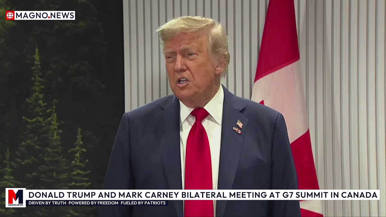 🇺🇸 President Donald Trump meets PM Mark Carney at G7 Summit in Alberta, Canada [LIVE]