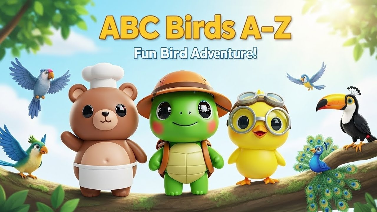 Learn ABC with Amazing Birds A–Z | ABCGrok