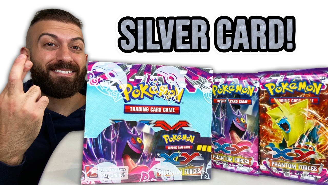 The ONLY SILVER Pokemon Card EVER MADE! (Phantom Forces Booster Box Opening)