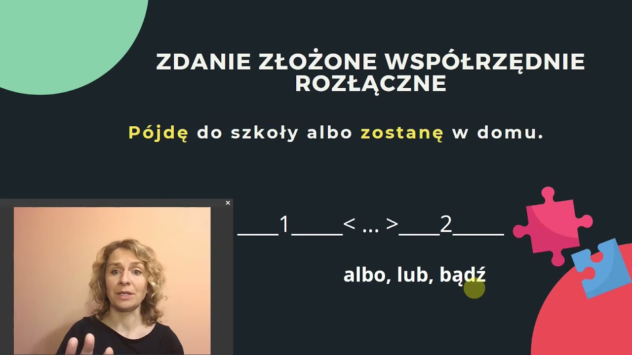 Zdania złożone współrzędnie