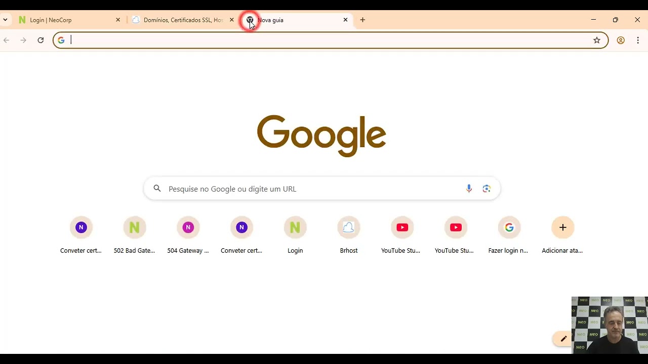 Solicitação de Certificado