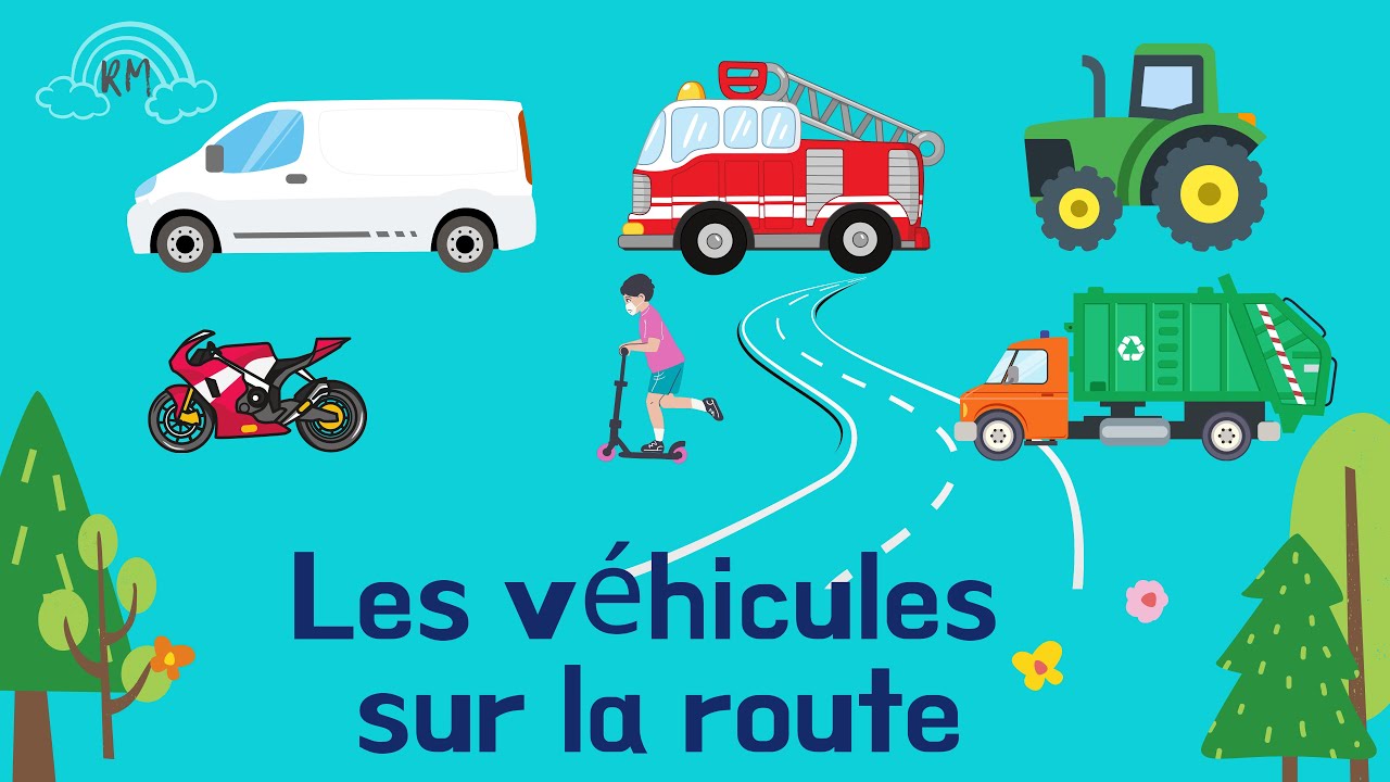 [Easy French] Les v&eacute;hicules sur la route - Vehicles on the road!
