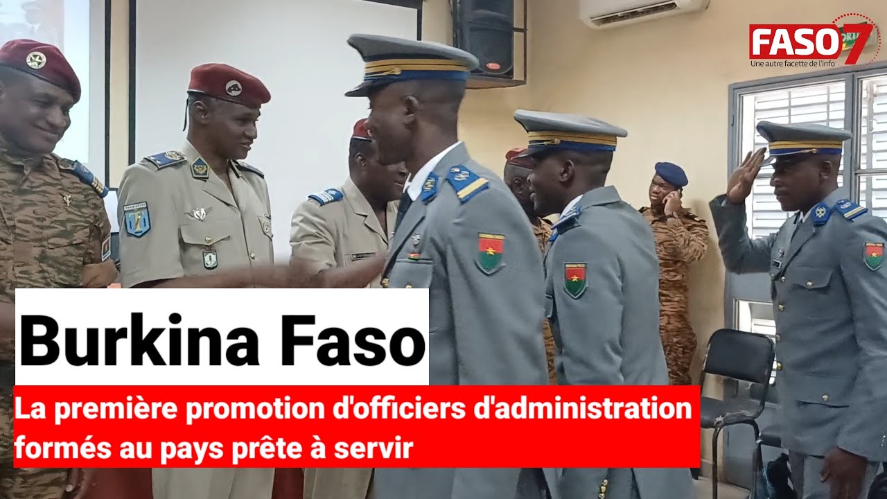 Burkina Faso : La première promotion d'officiers d'administration formés au pays prête à servir