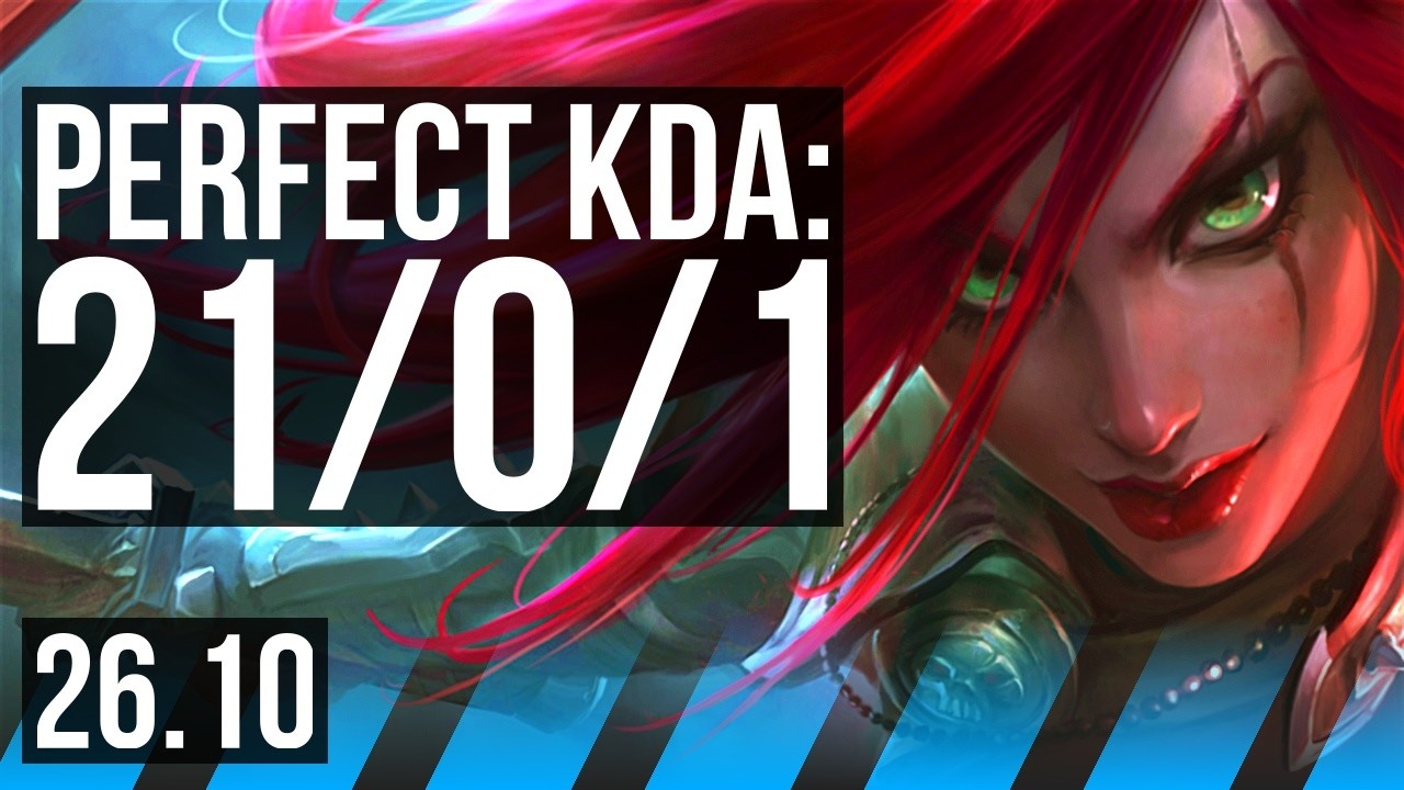KATARINA vs ZED (MID) | Perfect KDA: 21/0/1 | EUW Master | 26.10