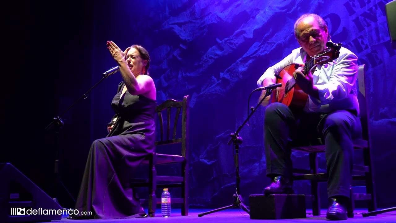 Rosi Campos en la semifinales del Cante de las Minas 2023