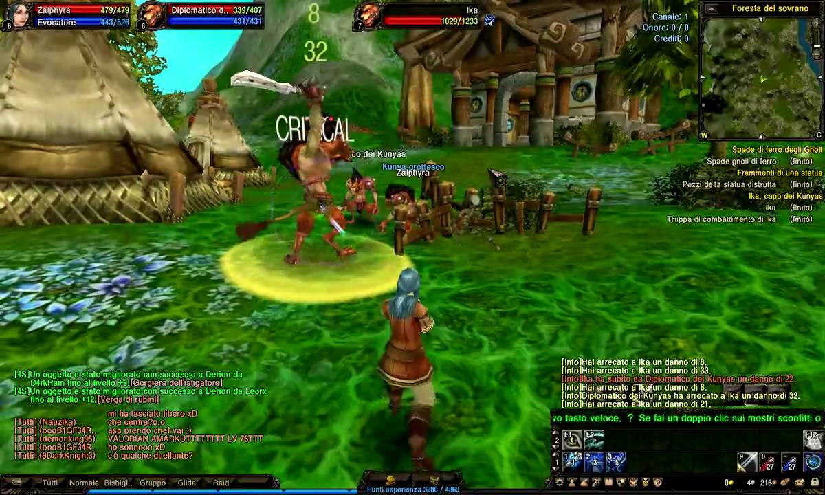 4Story ita - low level summoner gameplay