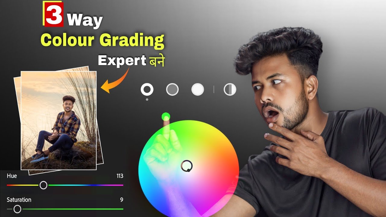 A complete guide to color grading of any Photos | 3 way Lightroom colour grading expert बने