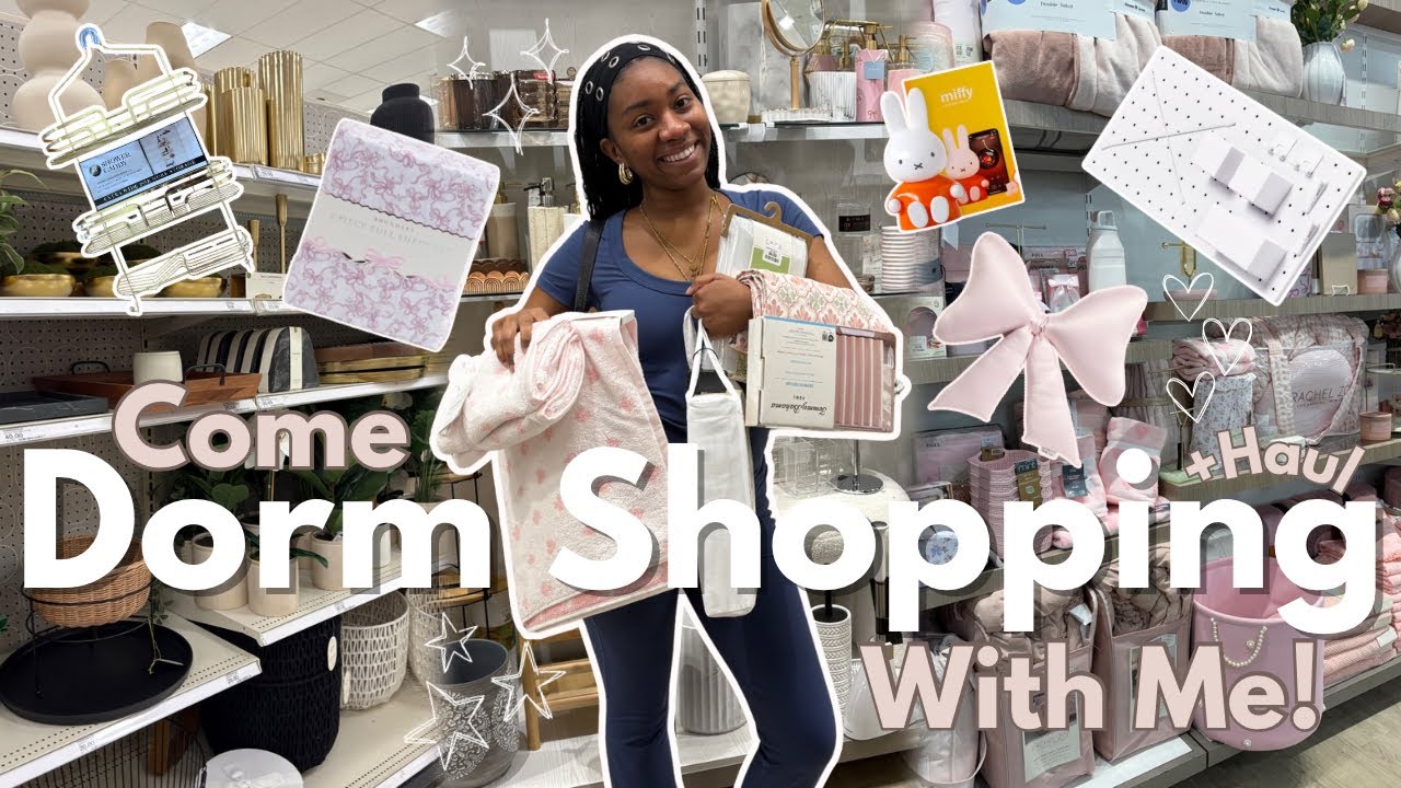 COME DORM SHOPPING WITH ME + HAUL!! | SOPHOMORE YEAR @ HOWARD UNIVERSITY ੈ✩‧₊˚