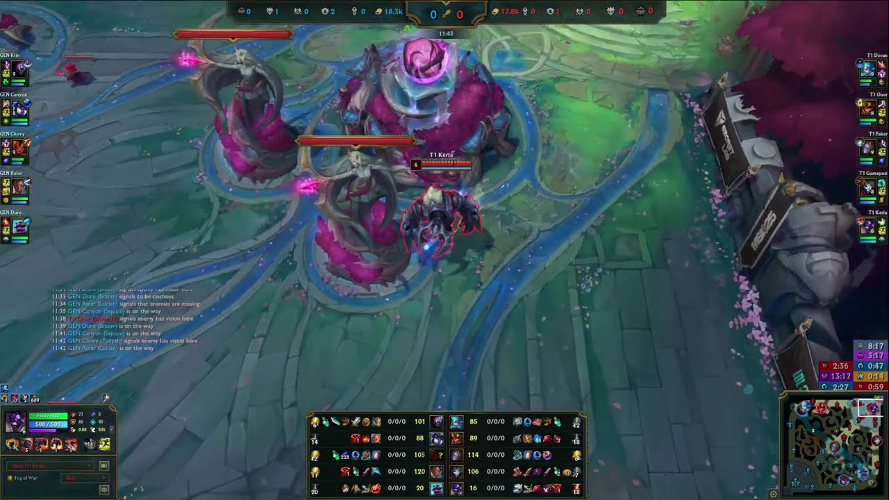 MSI 2025 Grand Final: GEN vs T1 Game 1 (T1 Keria Alistar Support POV)