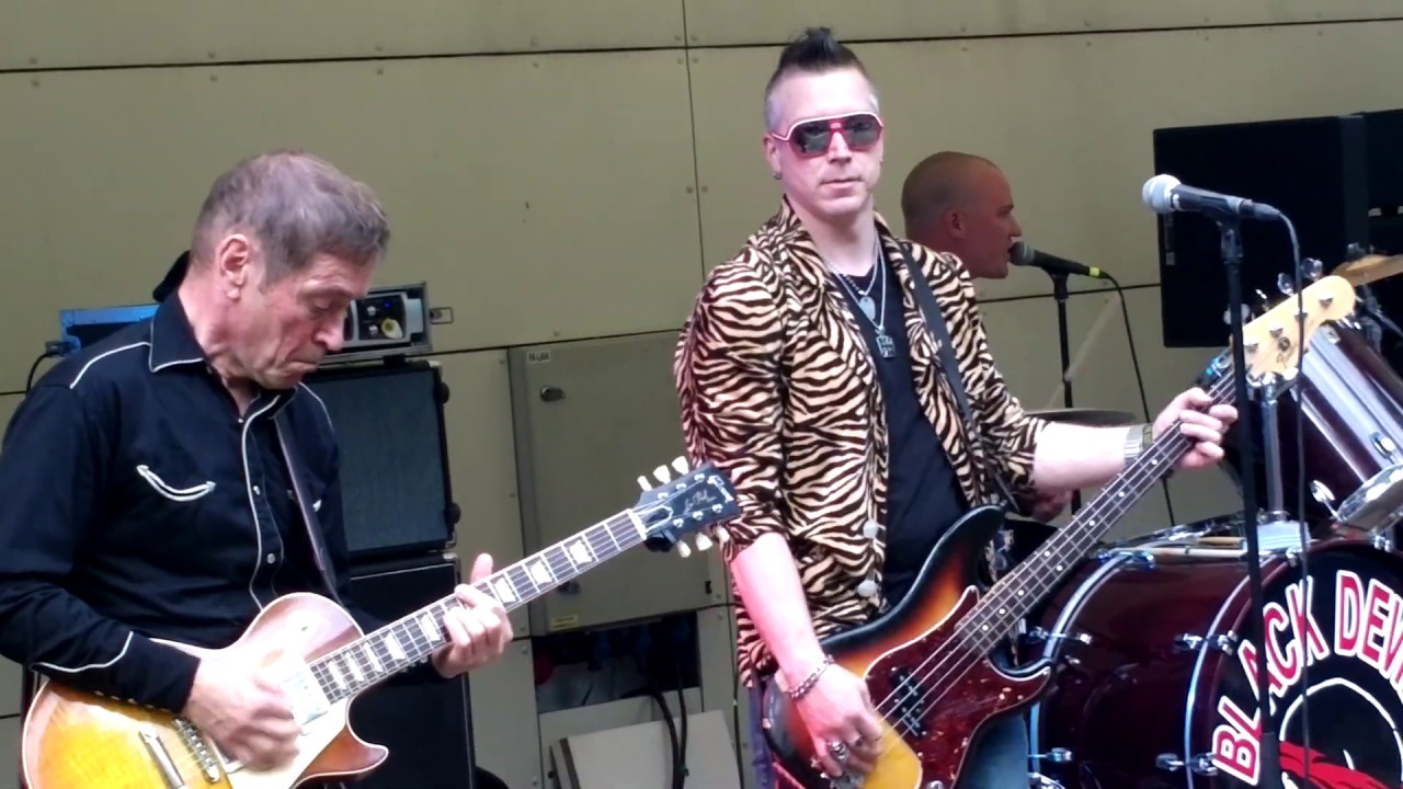 Black Devils feat. Ile Kallio – I Will Stay + Get On – 12.6.2019 Kustaankartano, Helsinki