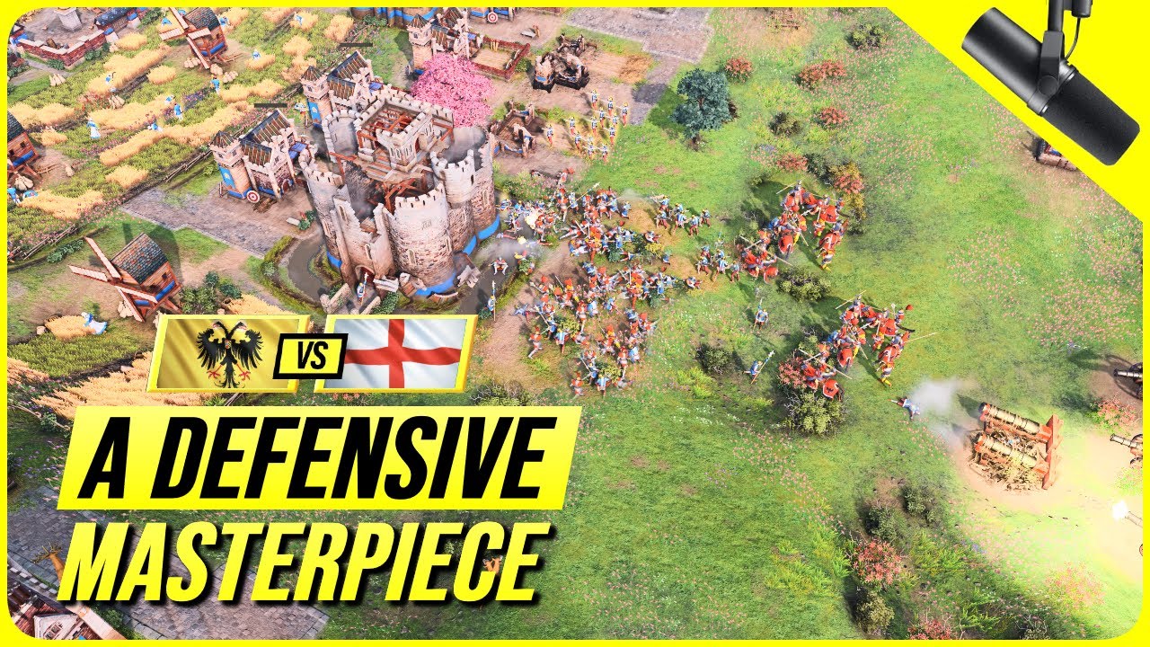xQc Faces A Defensive MASTERPIECE [AoE4]
