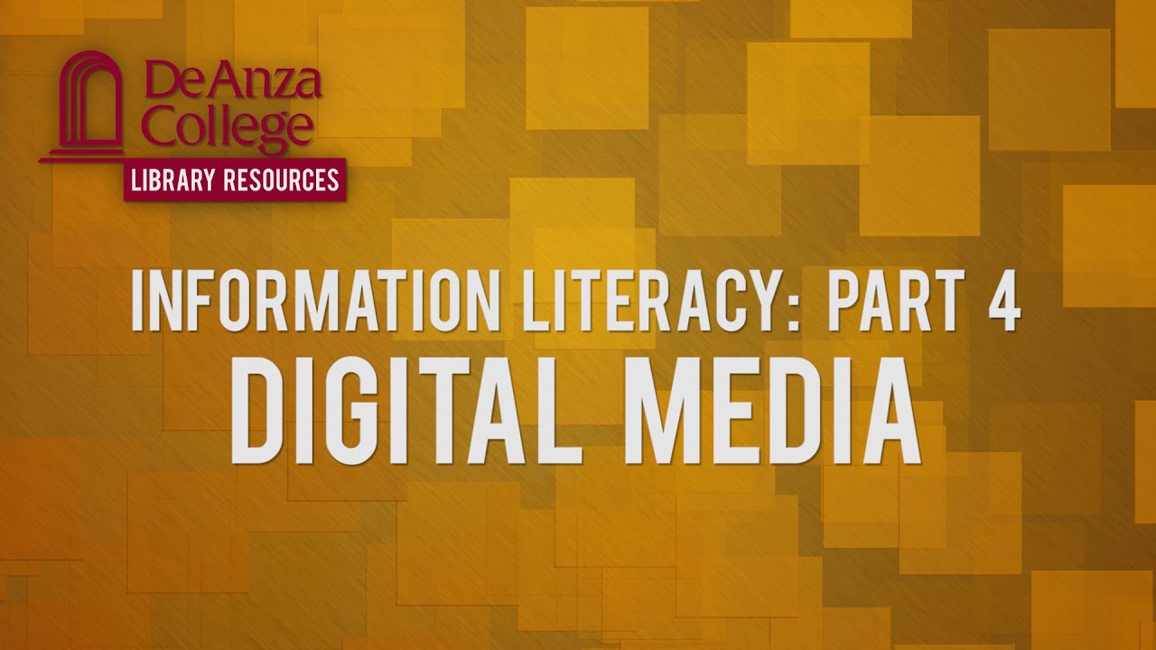 Information Literacy: Part 4 - Library Resources | De Anza College