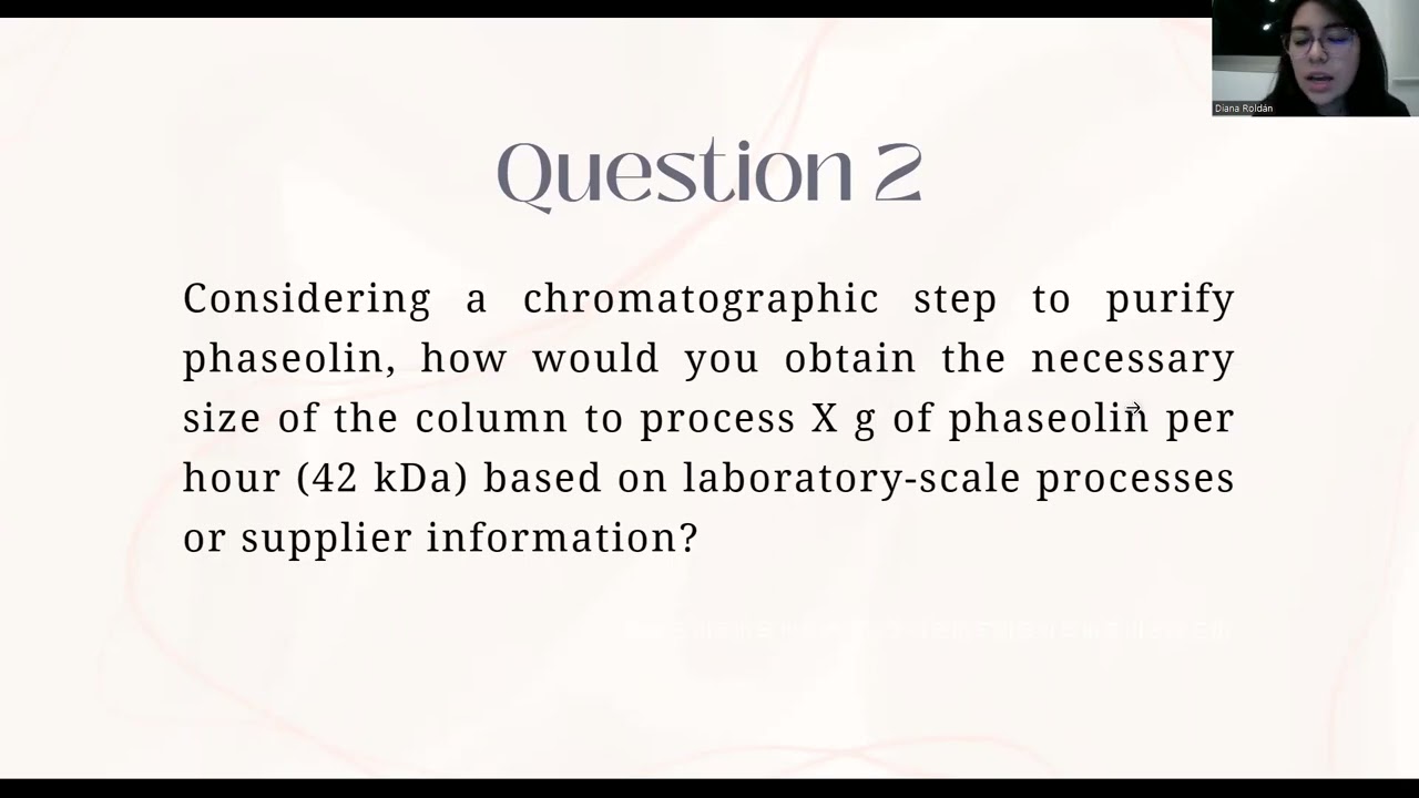Design of Bioseparation Strategies - Argumentative Oral Exam