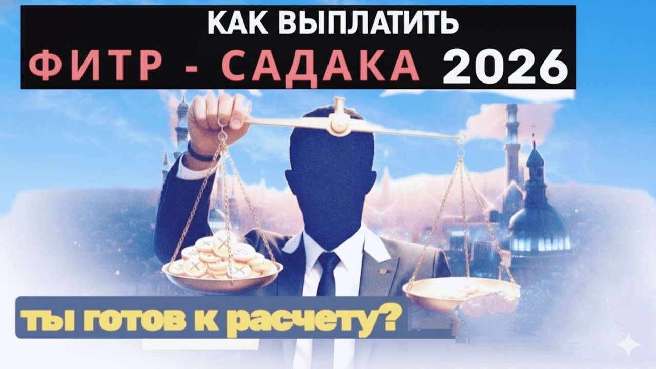 КАК ВЫПЛАТИТЬ ФИТР - САДАКА 2026 г.
