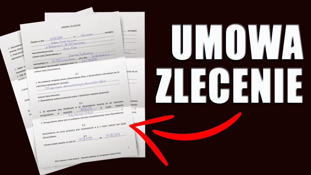 Что такое Умова злецения в Польше и на что обратить внимание? / Umowa zlecenie