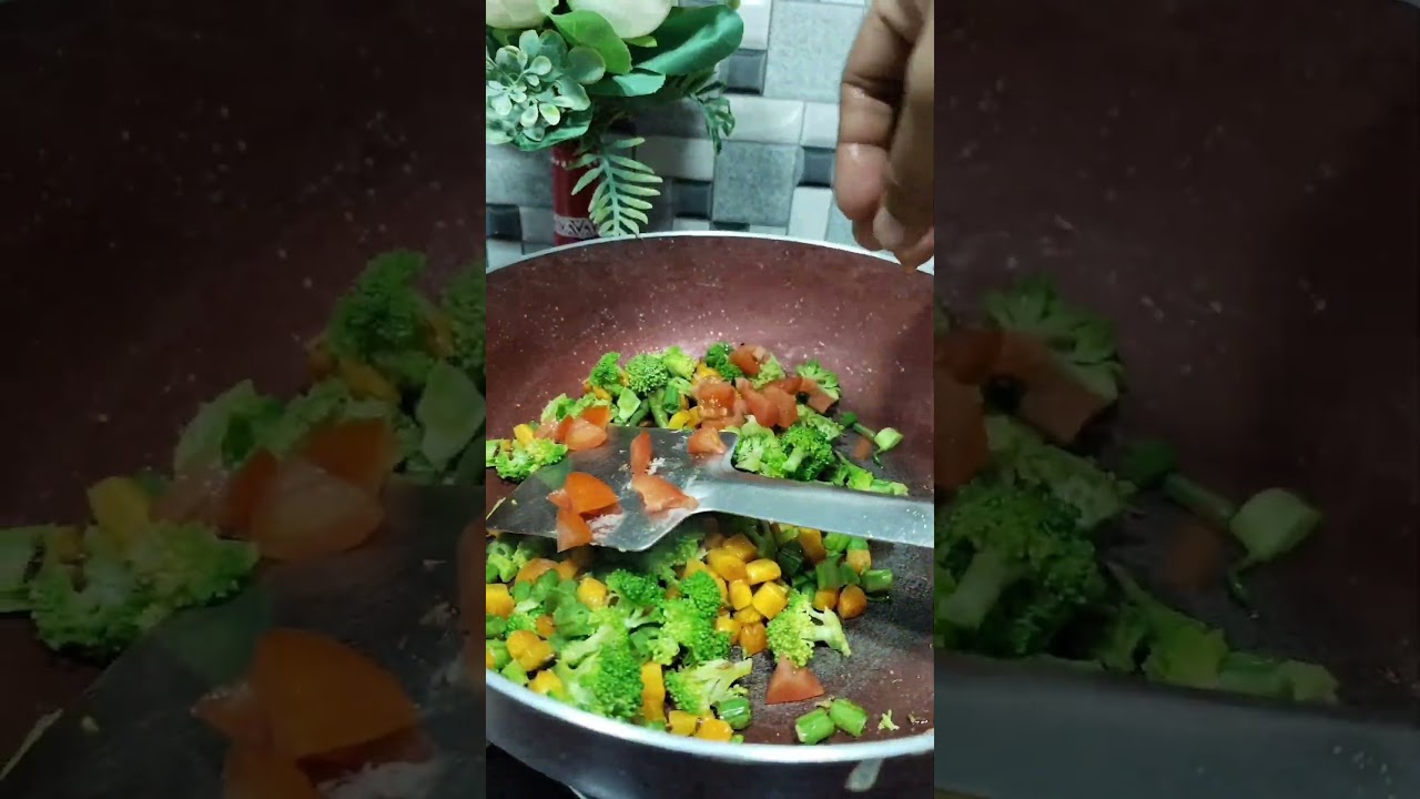 Healthy and nutritious dinner recipe in just 10 minutes ❤️😊😋