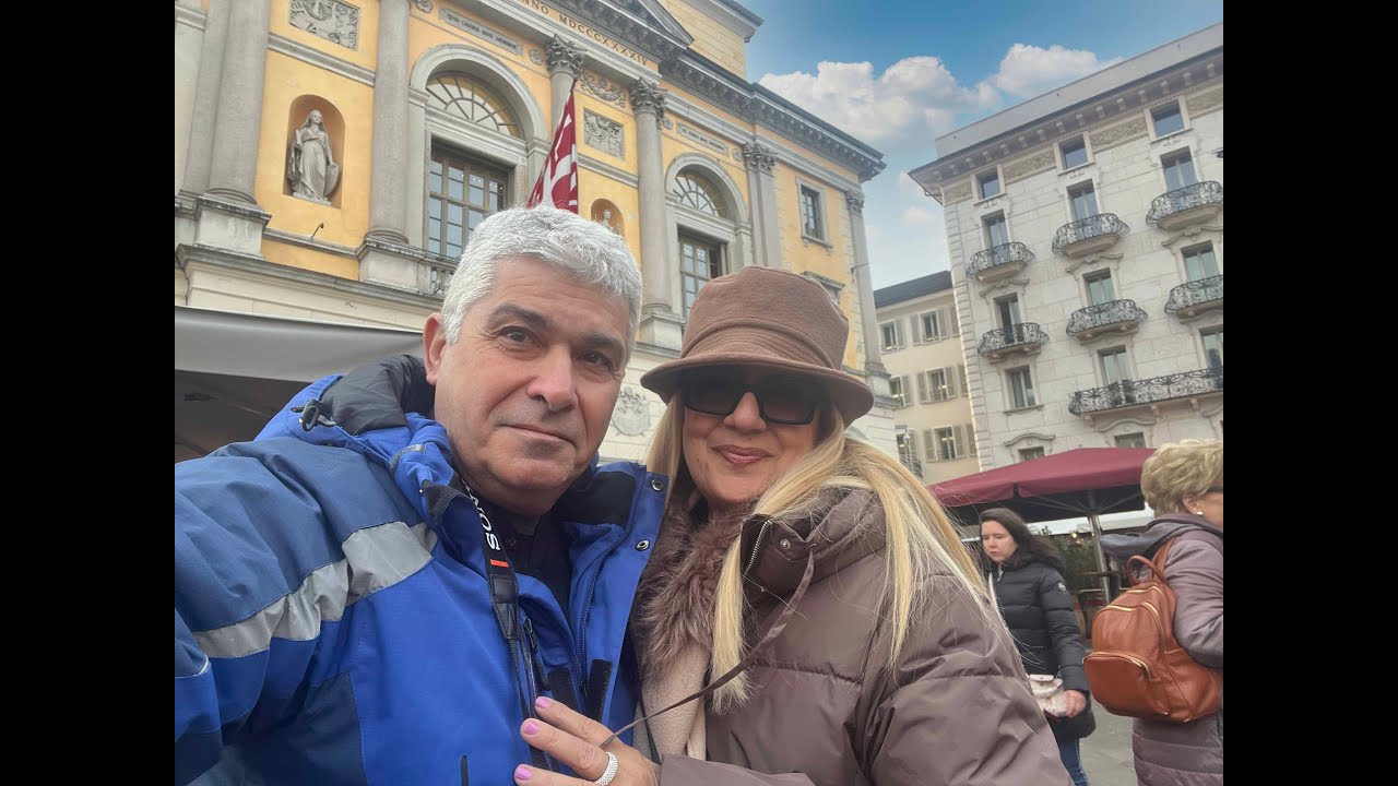 Λουγκάνο, Βασιλεία.Lugano, Basel, Switzerland.HD video ,aerialΧριστ.25 στον Μέλανα Δρυμό.