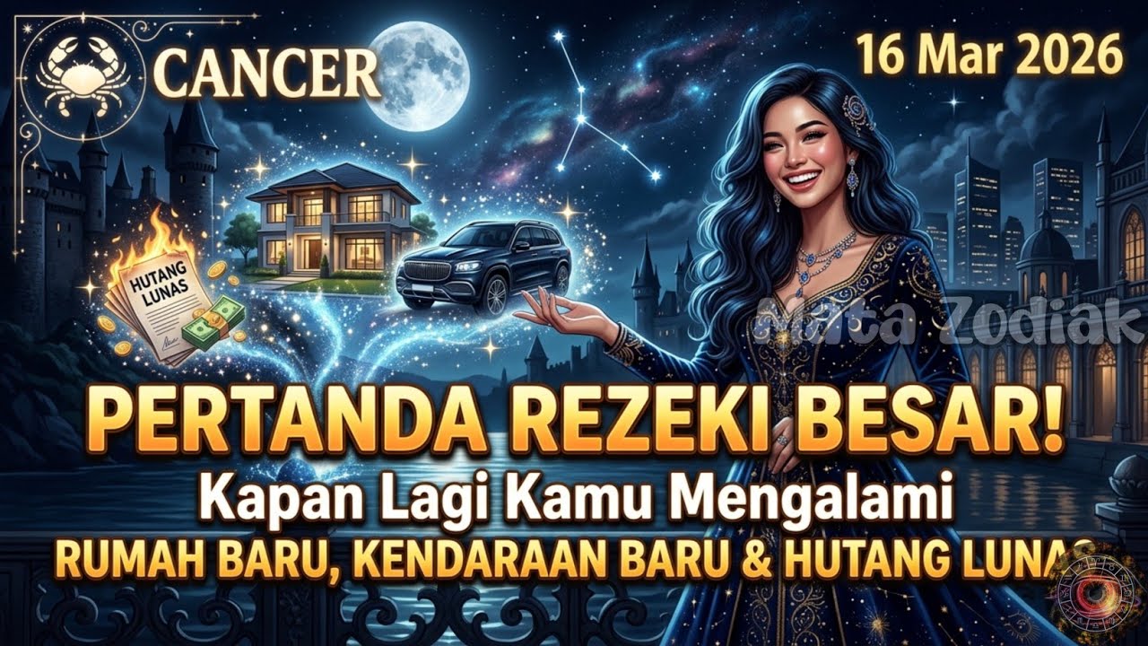 Cancer♋ Kapan Lagi Kamu Mengalami Rumah Baru, Kendaraan Baru & Hutang Lunas Hari Ini - Mata Zodiak