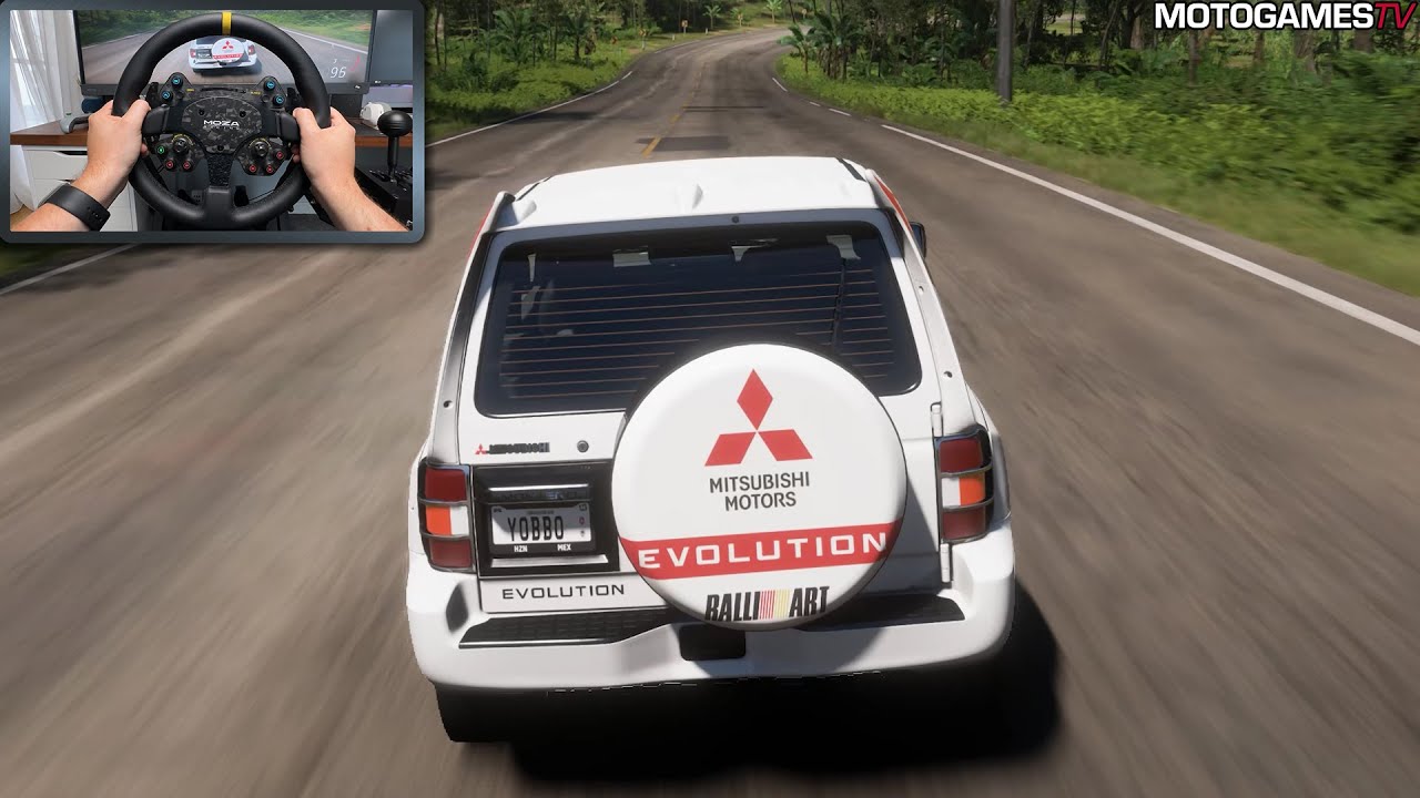 Forza Horizon 5 - 1997 Mitsubishi Montero Evolution | Moza DD R9 Gameplay