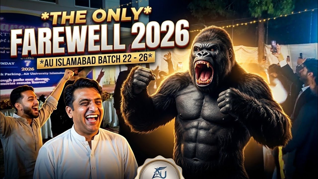 How we CELEBRATE Farewell Party 26 at Air University Islamabad 🤠