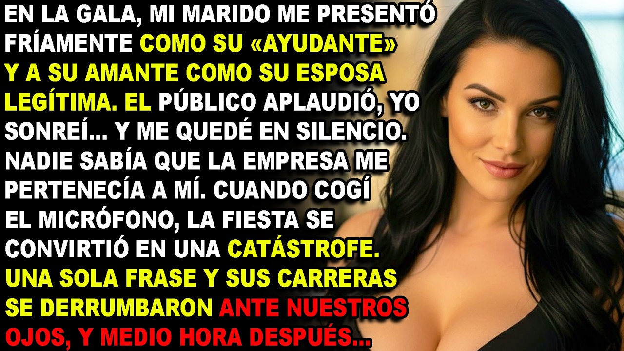 MI MARIDO ME PRESENTÓ COMO SU «AYUDANTE» Y A SU AMANTE COMO SU ESPOSA LEGÍTIMA. Y MEDIO HORA DESPUÉS