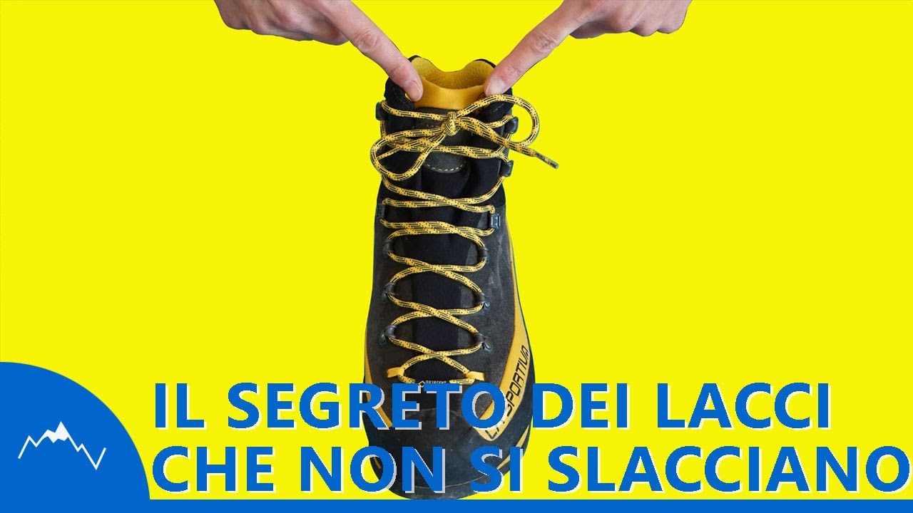 COSI' NON SI SLACCERANNO PIU' LE SCARPE!