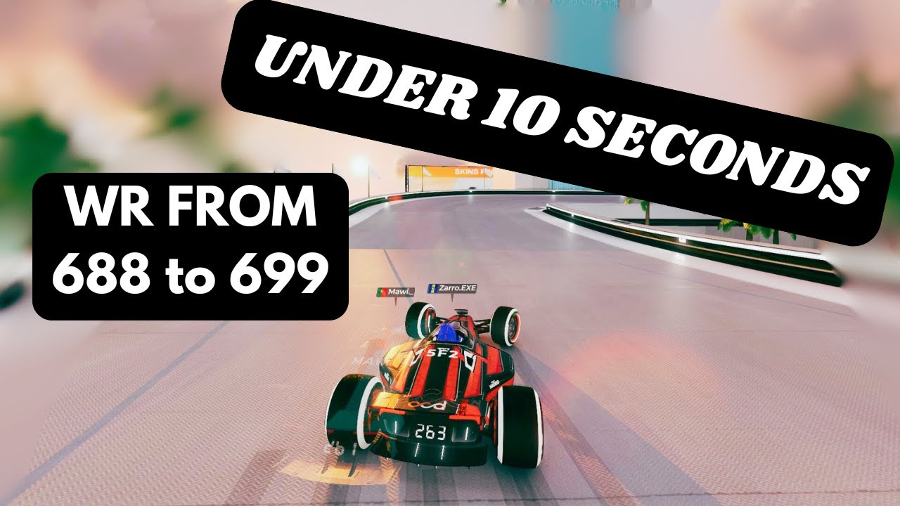 Trackmania Under 10-sec Everios V7  |  WR from 688 to 699