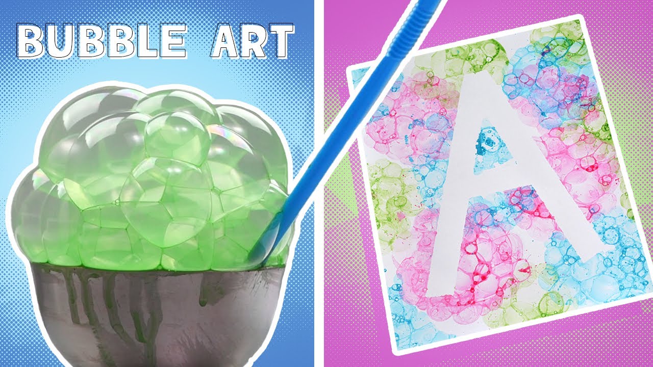 Bubble Painting | Easy Bubble Art
