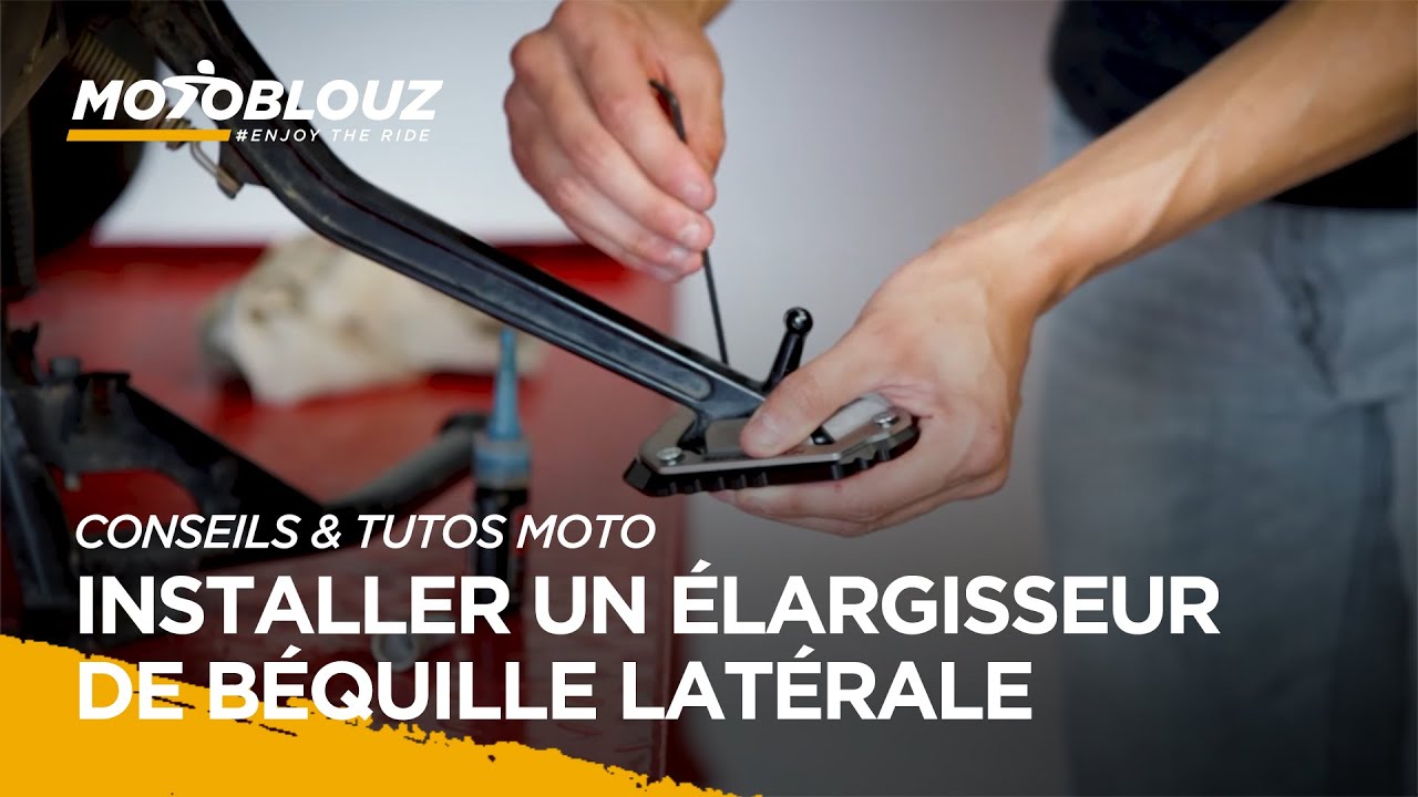 Tuto #14 : Comment installer un élargisseur de béquille latérale