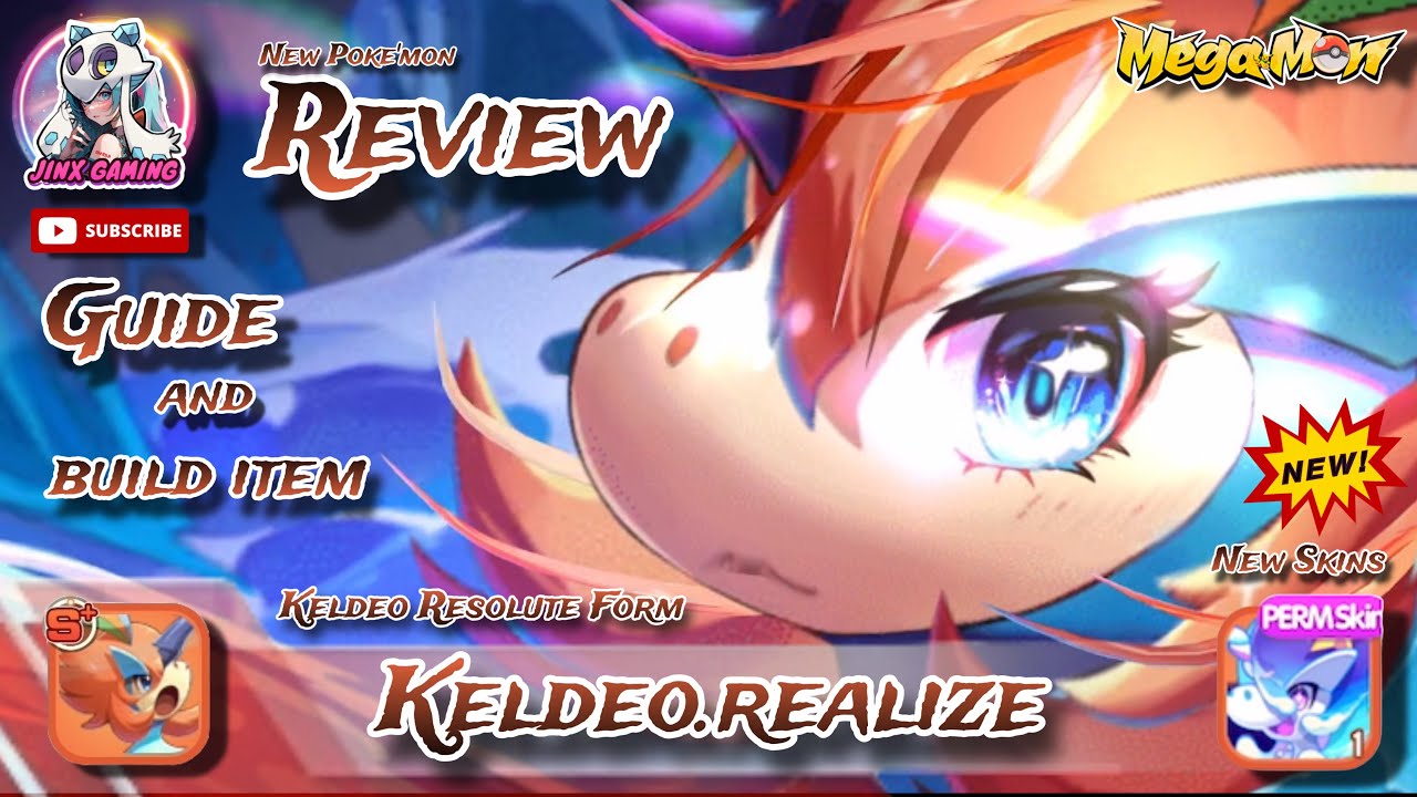 🔥megamon🔥 review Keldeo.realize  | guide and build item