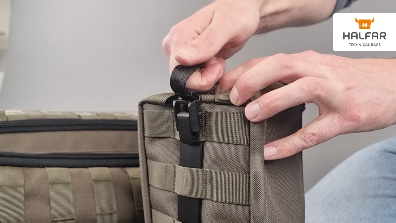 Modularer Einsatzrucksack mit MOLLE-System | HALFAR® Technical Bags