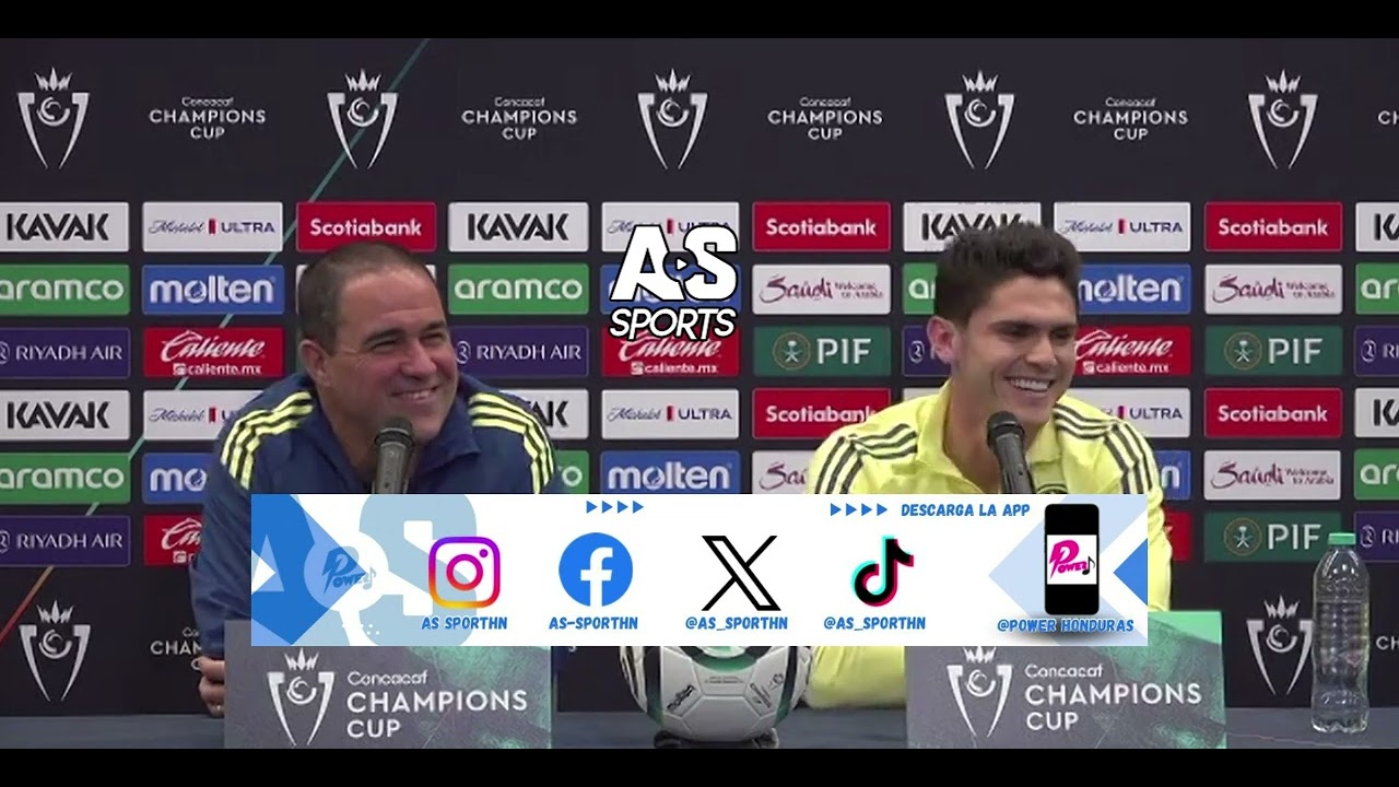 Conferencia de prensa del América previo al duelo ante el Olimpia.
