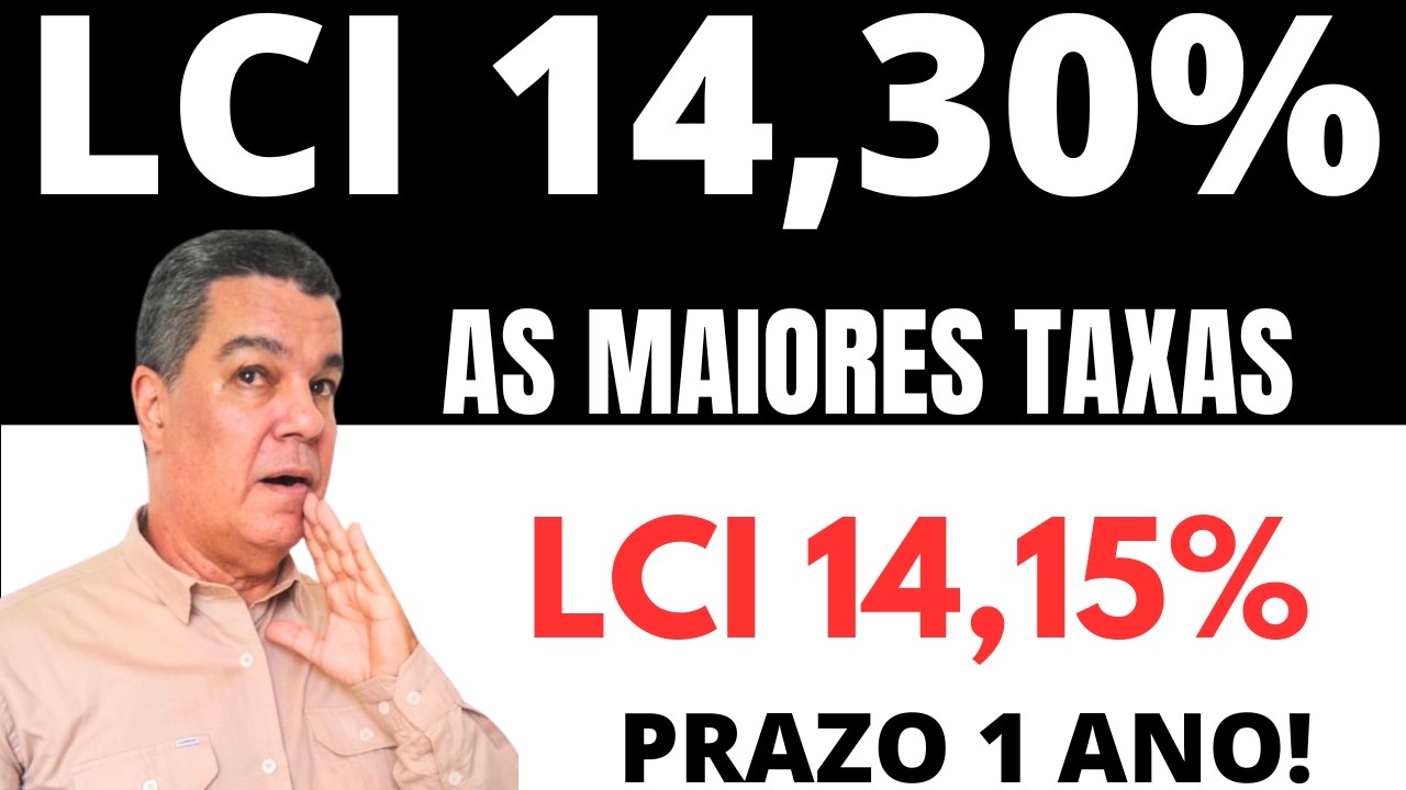 DUAS OPORTUNIDADES DE INVESTIMENTOS NA RENDA FIXA EM LCI'S COM AS MAIORES TAXAS DE RENTABILIDADES 💶