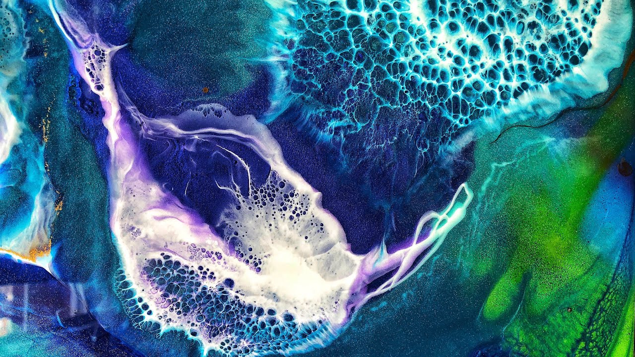2ft x 3ft resin pour with EFFORTLESS CELLS CELLS CELLS!!