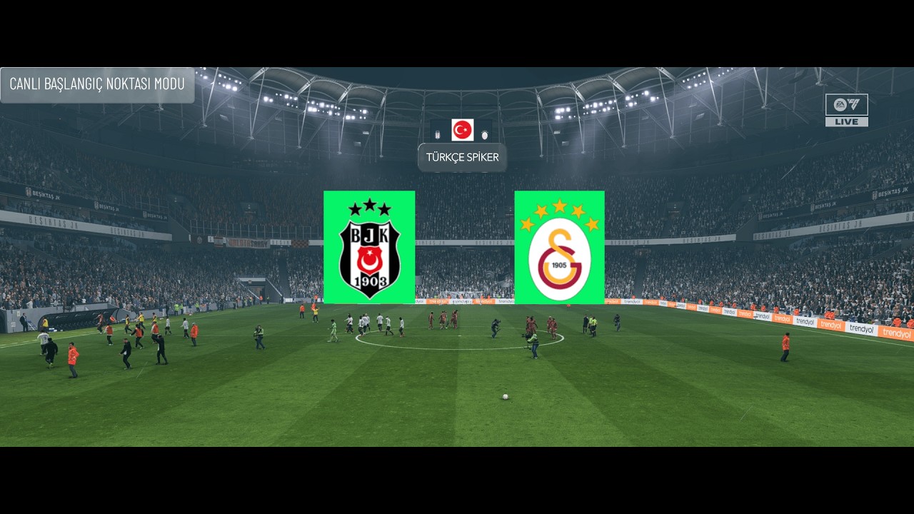 FC 26|BEŞİKTAŞ - GALATASARAY|Süperlig 25. hafta maçı|Türkçe spiker