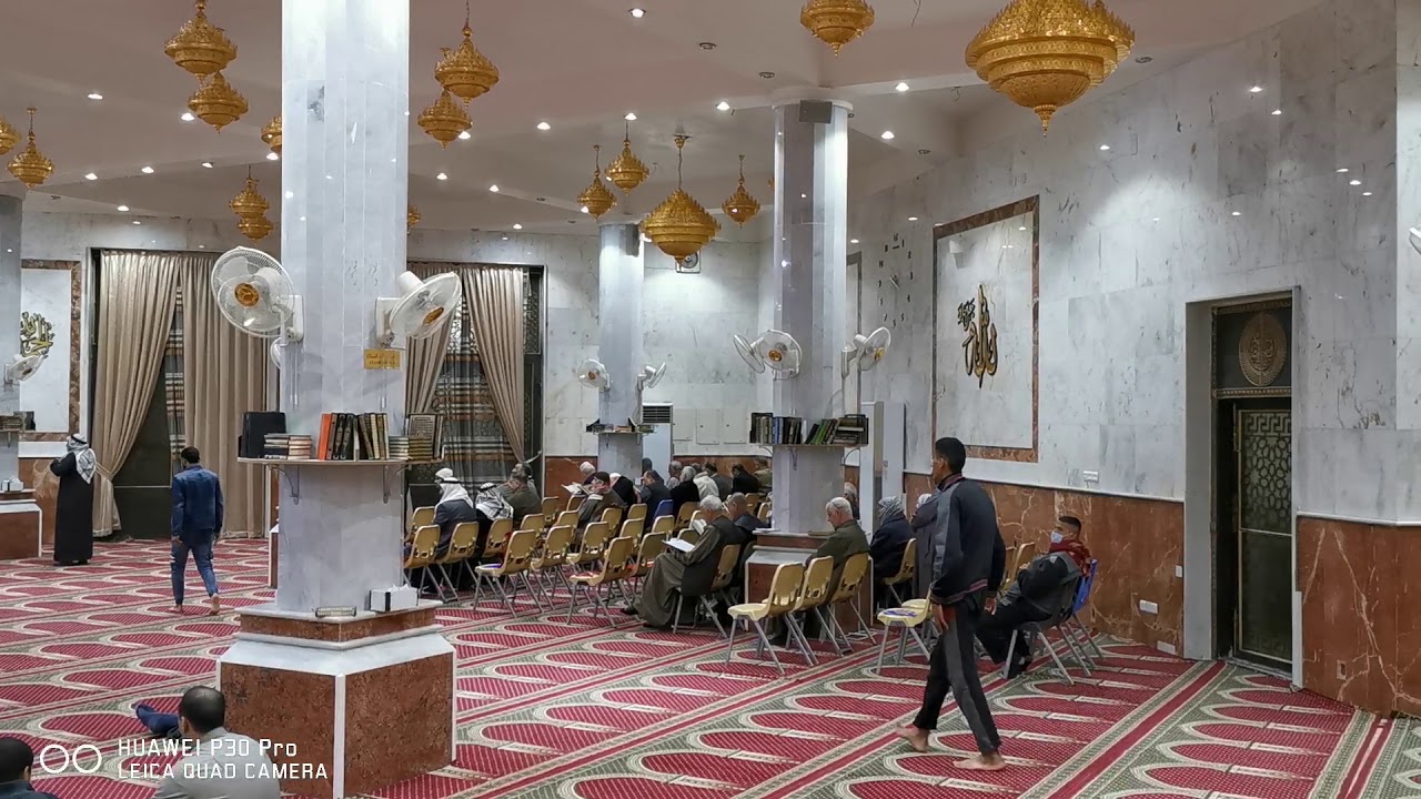 لأول مرة يرفع أذان العشا في جامع خالد بن الوليد بصوت الشيخ ميثم القيسي ١٤٤١هجرية