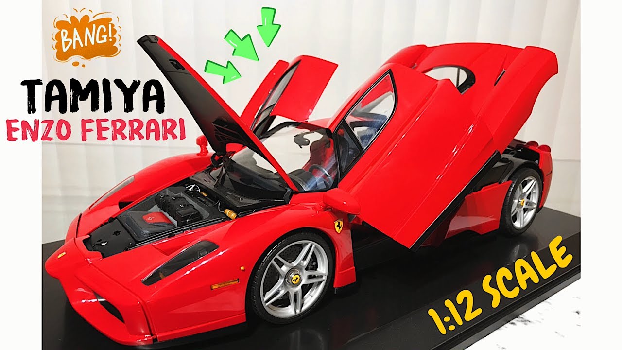 Tamiya presents the 1/12 scale, multi-material, semi-assembled model of the Legendary Enzo Ferrari.