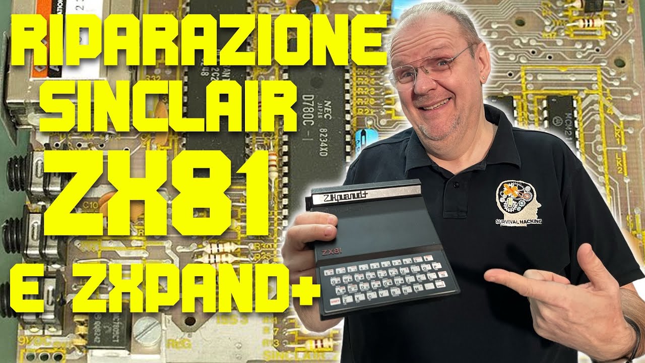 SH186 - Riparazione Sinclair ZX81 ed espansione ZXpand+