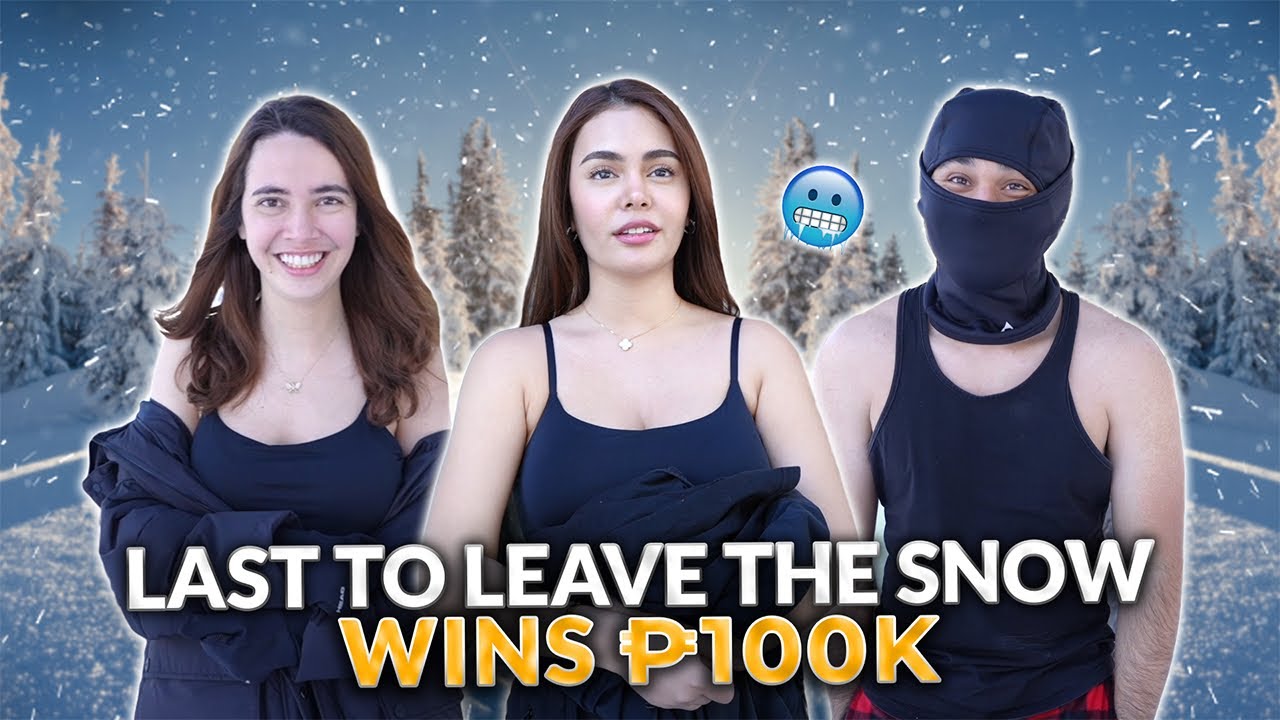 LAST TO LEAVE THE SNOW WINS 100K! | IVANA ALAWI