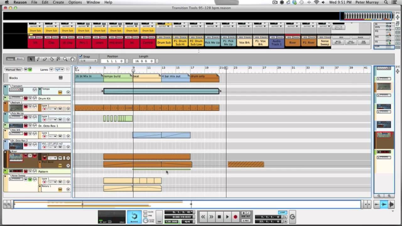 Producing DJ Transition Tools In Reason (Tutorial)
