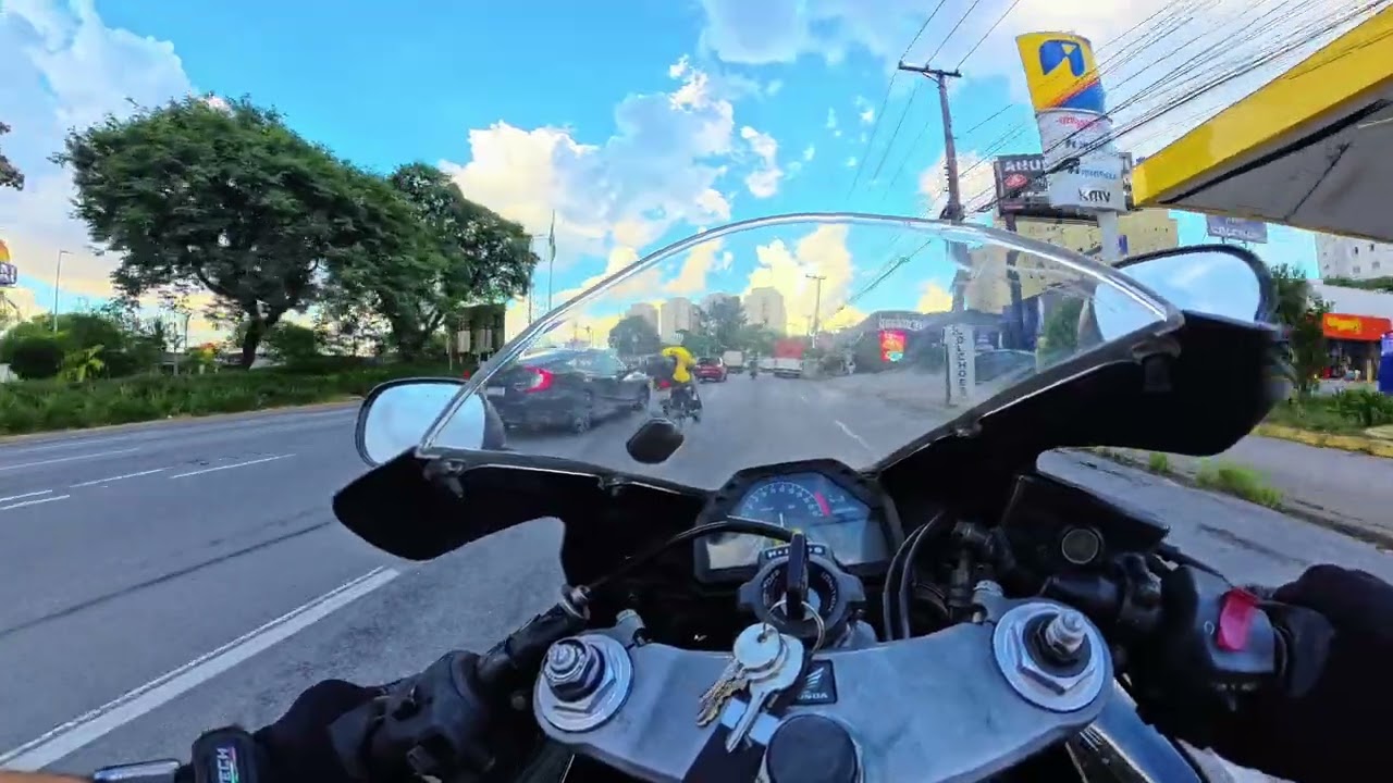 Indo pra  Mauá com CBR 600 rr 